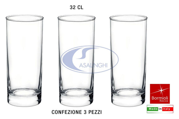 BICCHIERE CORTINA CONF. 3 PZ. CL.32 LONG DRINK